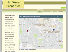 Tablet Screenshot of hillstreetproperties.com